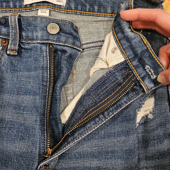 Abercrombie & Fitch Jeans Womens 2 The Ankle Straight Ultra High Rise Curve Love - Picture 6 of 12